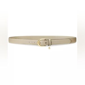 Lauren Ralph Lauren Women’s Charm Crosshatch Leather Belt – Size Large